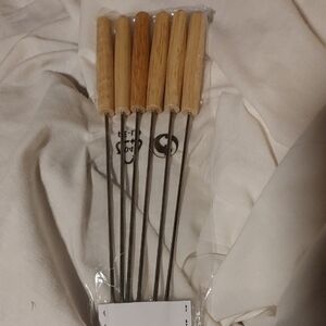Wooden Handle Skewers Set
